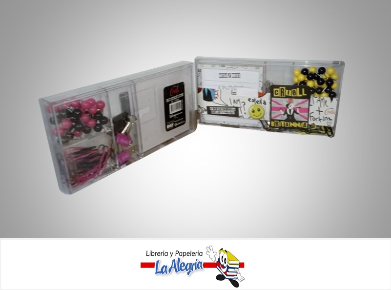SET DE OFICINA OFICINA REGALO ESCRITORIO CRUELLA 17-10050; 4 PIEZAS MARCA ROSY