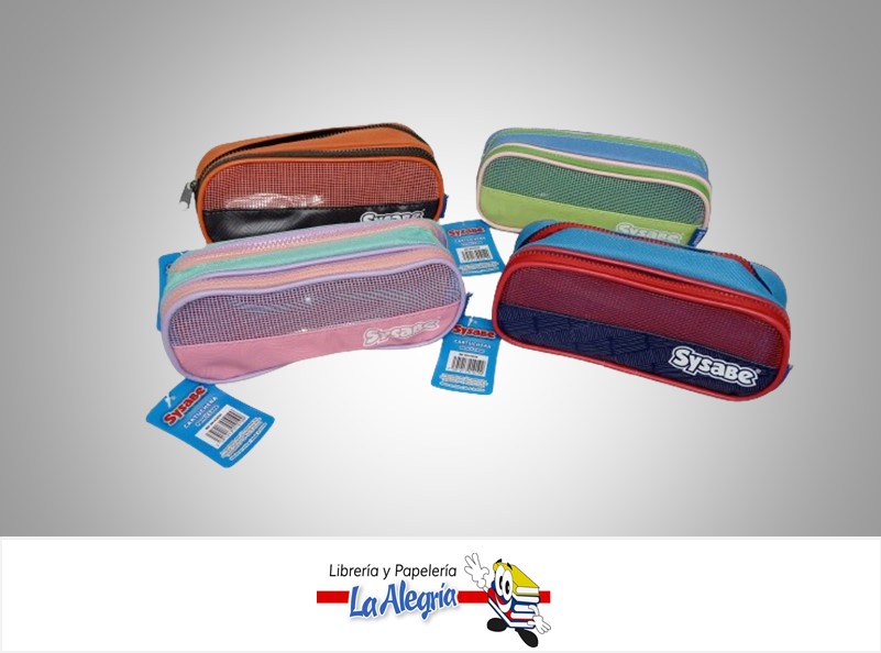CARTUCHERA CON MALLA 08142030 MARCA SYSABE