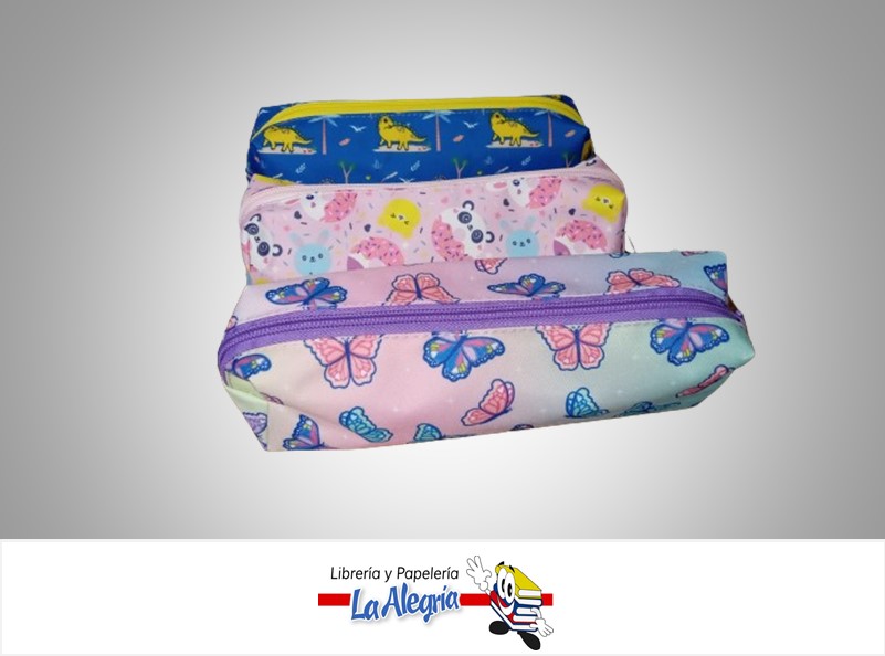 CARTUCHERA HAPPY DX-9155 UN CIERRE MARCA SYSABE
