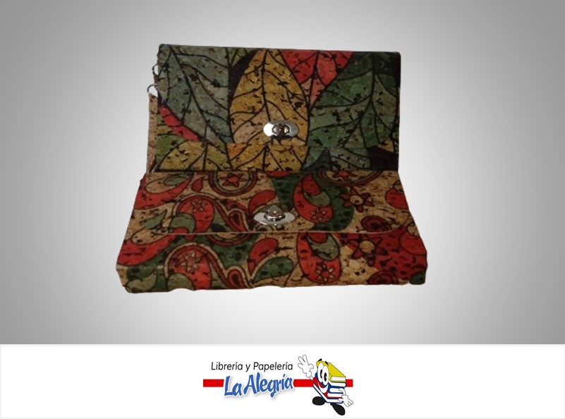 CARTERA DE MANO DE CORCHO 25X12CM MARCA CG