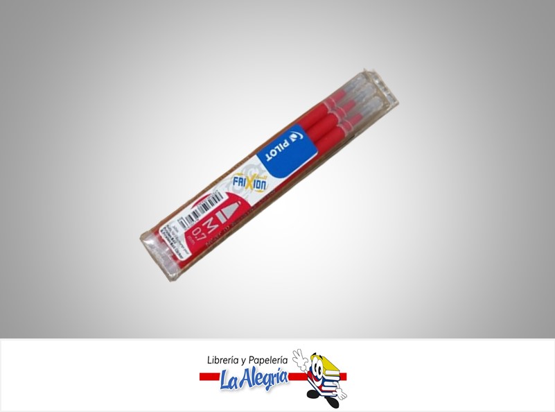 REPUESTO BOLIGRAFO PILOT FRIXION 0.7MM ROJO PAQ 3 UND MARCA PILOT