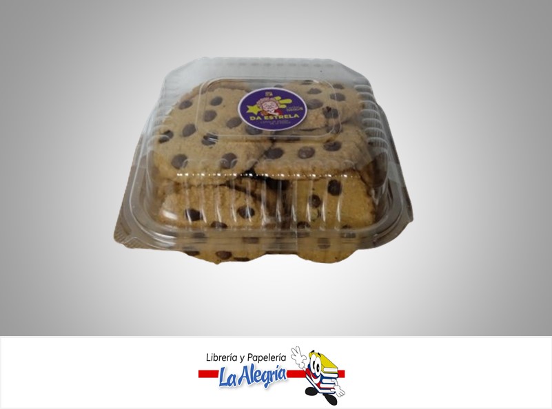 GALLETA CON CHISPA DE CHOCOLATE ENVASE 18 UND MARCA DA ESTRELLA