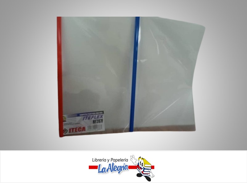 CARPETA PLASTICA CON BARRA HF287F OFICIO MARCA ITECA