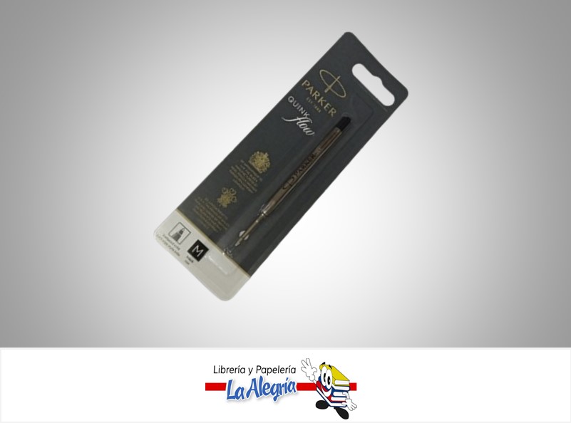 REPUESTO BOLIGRAFO PARKER QUINK FLOW 1.0MM MEDIO NEGRO MARCA PARKER