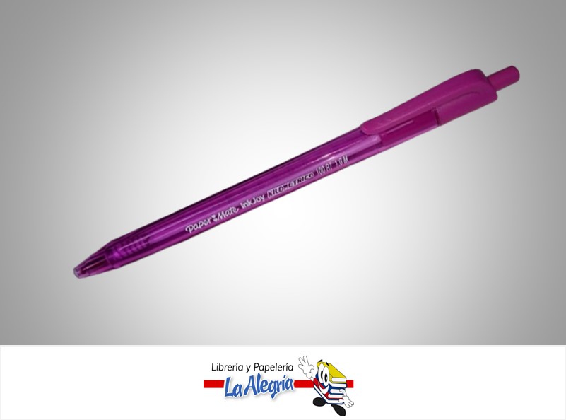 BOLIGRAFO KILOMETRICO 100 RT INJOY 1.0MM FUCSIA  UND MARCA PAPER MATE