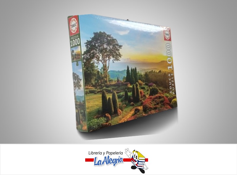ROMPECABEZA JARDIN PRECIOSO 17968; 1000 PZ MARCA EDUCA