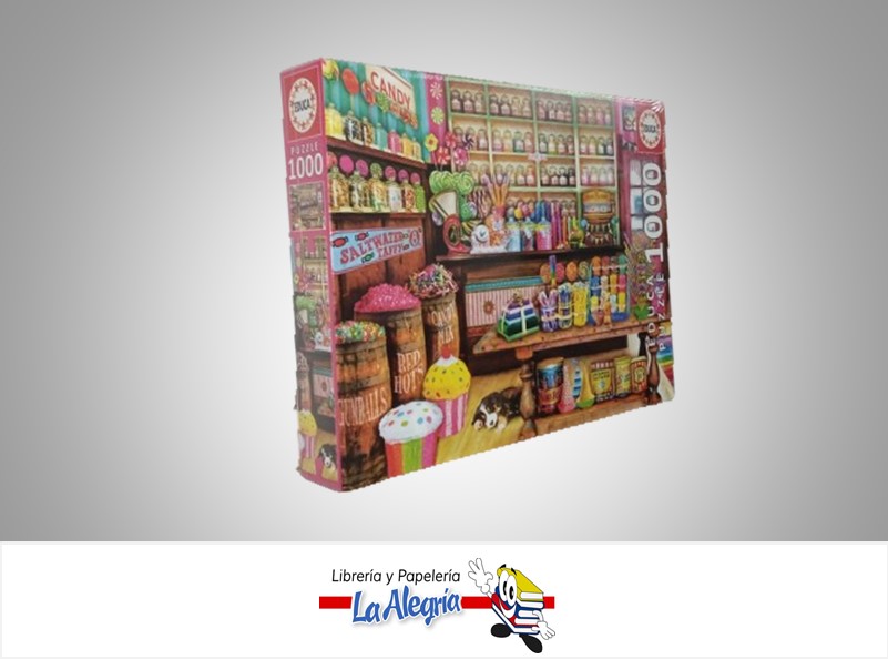 ROMPECABEZA TIENDA DE DULCE 17104; 1000 PZ MARCA EDUCA