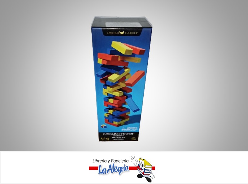 JENGA MADERA COLORES 6065320 MARCA SPIN MASTER
