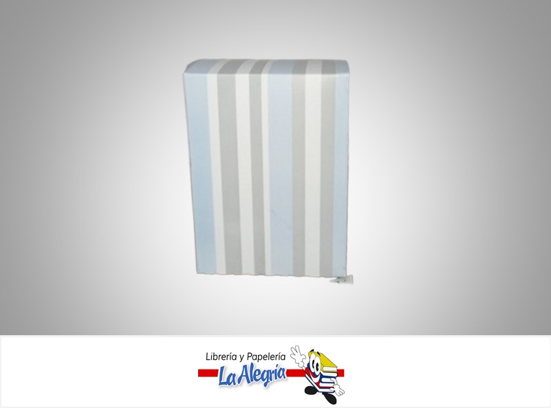 CAJA DE REGALO PISA N°4 LINEARE TIPO B 10X13.5X13.5 CM AZUL MARCA PRESTO PACK