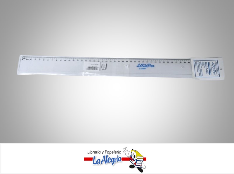 REGLA ACRILICA 40CM UND MARCA LEKLEPAR