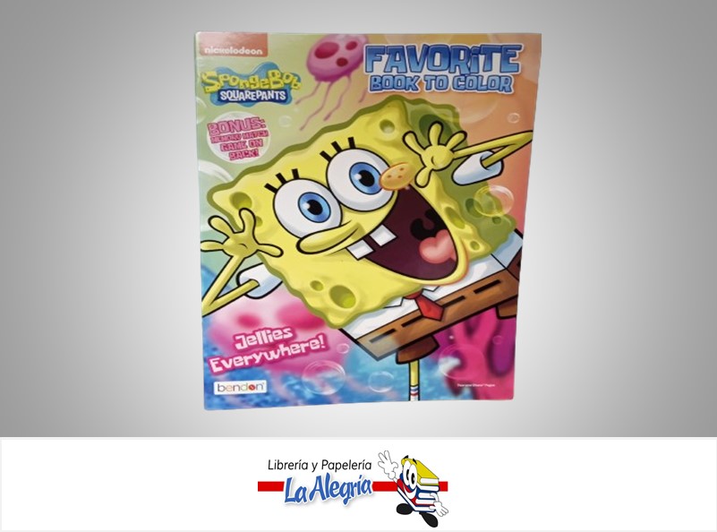 LIBRO COLOREAR BOB ESPONJA TEMATICA LIBRO COLOREAR AUTOR BENDON