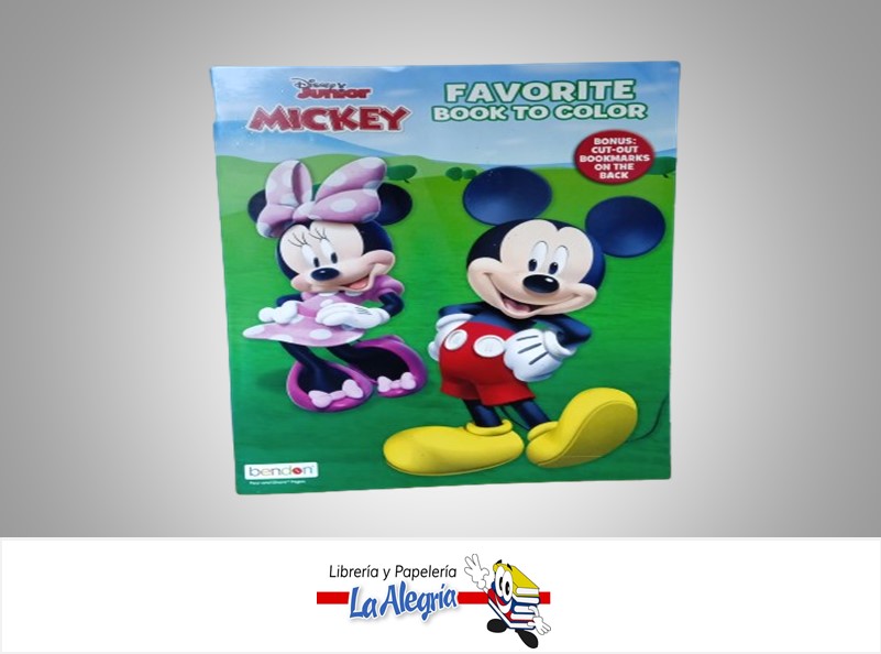 LIBRO COLOREAR MICKEY AND MINNIE TEMATICA LIBRO COLOREAR AUTOR BENDON