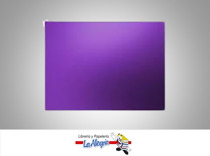 CARTULINA DOBLE FAZ METALIZADA MORADA 50X70CM UND 230GR MARCA S/M