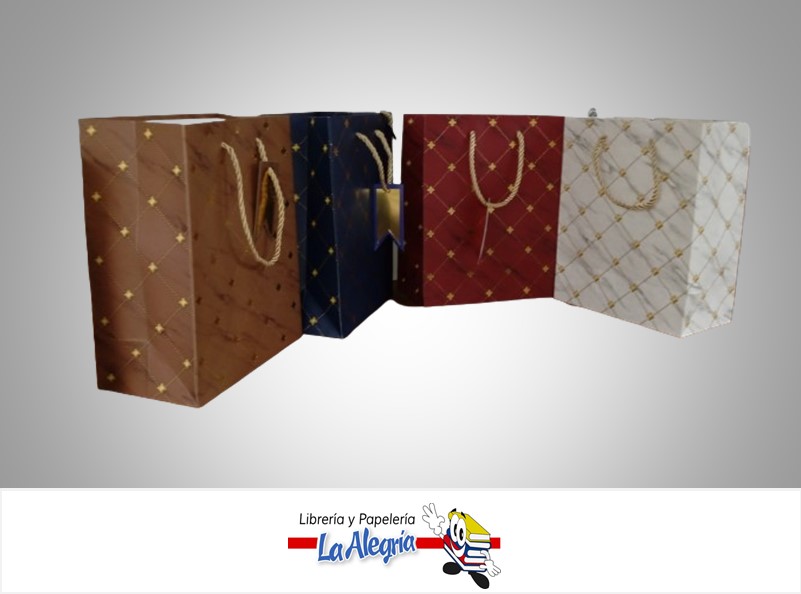 BOLSA DE REGALO ESTRELLAS QZHDZD-933B-1; 26X32CM MARCA S/M