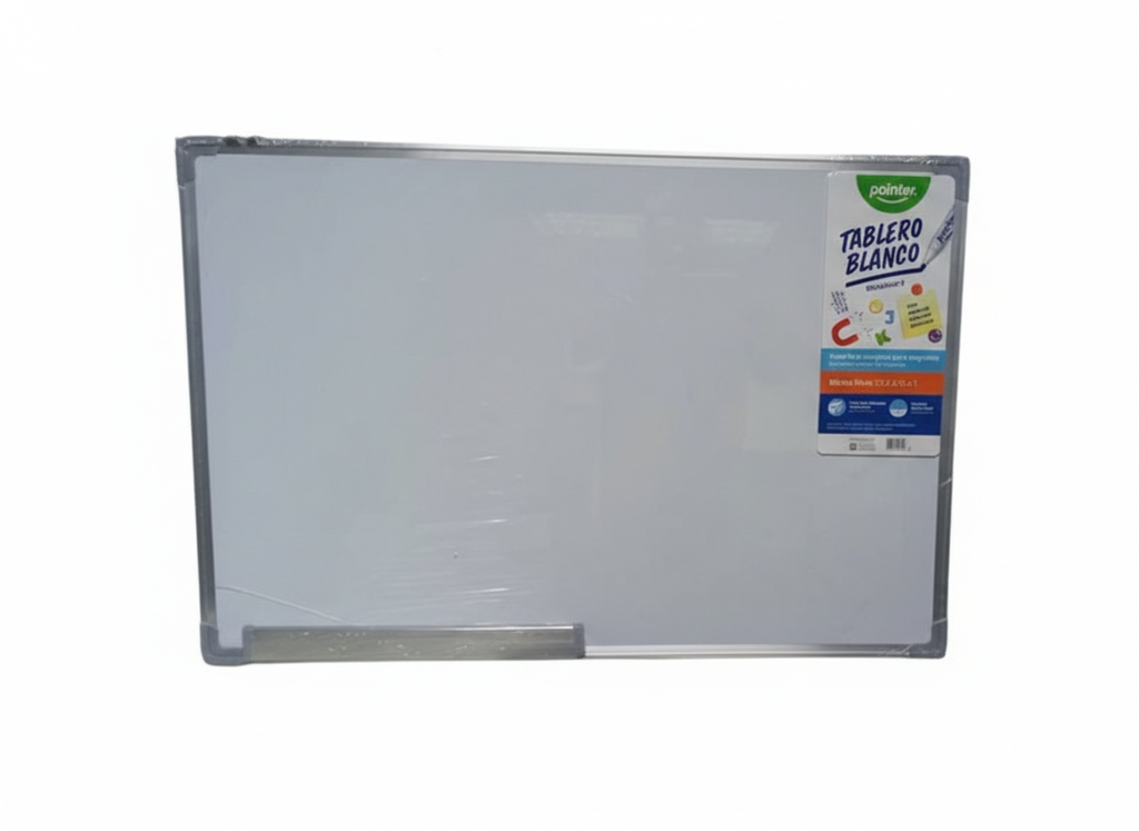 PIZARRA ACRILICA MARCO ALUMINIO 60X90 CM REF WB-60X90 MARCA POINTER