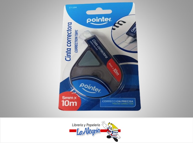 CINTA CORRECTORA CT-10M; 5MMX10M MARCA POINTER