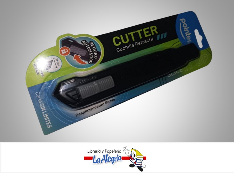 EXACTO RETRACTIL PLASTICO 18 MM UND MARCA POINTER
