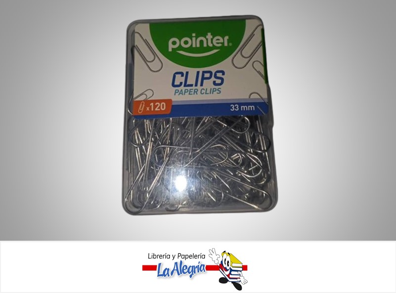 CLIP BXCP-33MM; 33MM 120UND MARCA POINTER