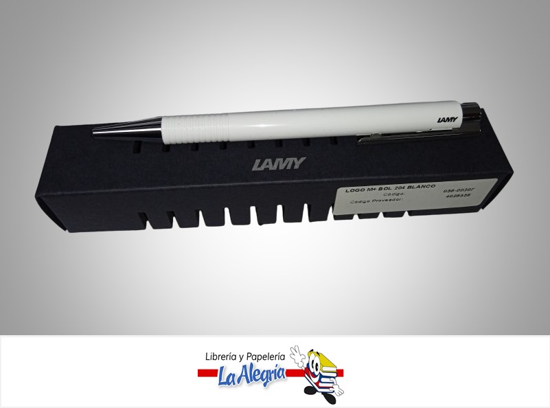 BOLIGRAFO LOGO M+ 204 BLANCO 56-00307 MARCA LAMY