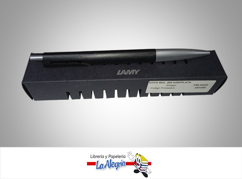 BOLIGRAFO NOTO 283 NEGRO/PLATA 56-00036 MARCA LAMY