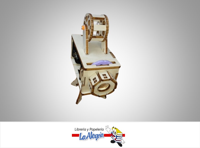 PROYECTOR DIY JUGUETE DIDACTICO ARMABLE DE MADERA MARCA SHENZHEN YOU ANGEL