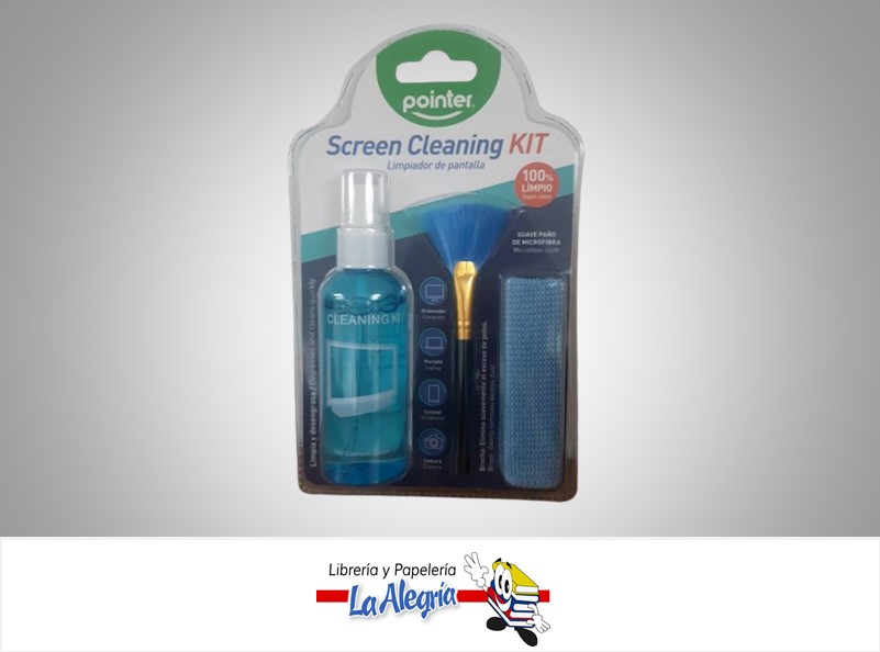 SET DE LIMPIEZA PARA PANTALLAS LCD Y ORDENADORES MARCA POINTER