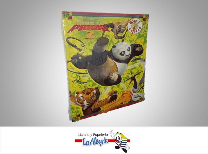 MIRA Y COLOREA KUN FU PANDA 2 TEMATICA INFANTILES EDITORIAL GRUPO EDITORIAL NORMA