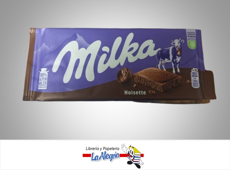 CHOCOLATE NOISETTE 100GR UND MARCA MILKA