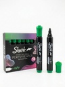 MARCADOR PERMANENTE PUNTA REDONDA VERDE UND MARCA SHARK