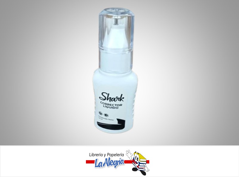 CORRECTOR LIQUIDO 12ML BROCHA/LAPIZ UND MARCA SHARK