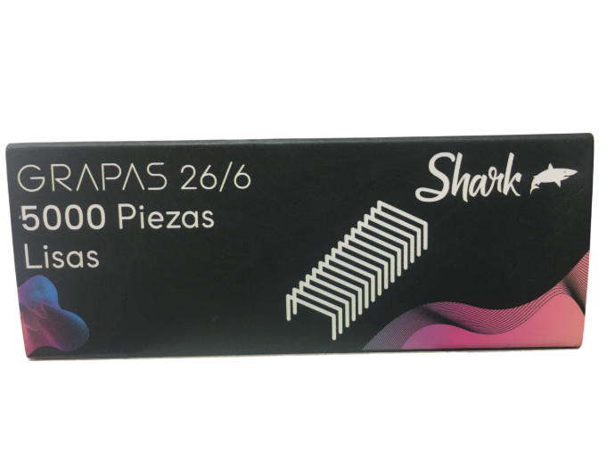 GRAPA LISA 26/6 5000 UND MARCA SHARK