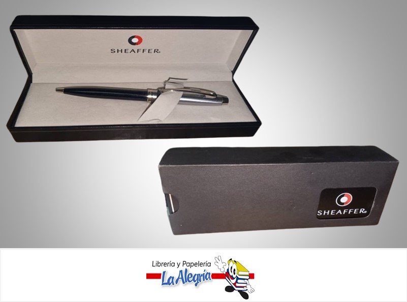 BOLIGRAFO RETRACTIL PRELUDE NT 9802-2 NEGRO/PLATA UND MARCA SHEAFFER