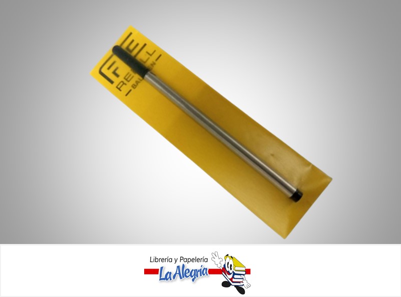 REPUESTO BOLIGRAFO GENERICO MICRO METAL NEGRO UND MARCA REFILL