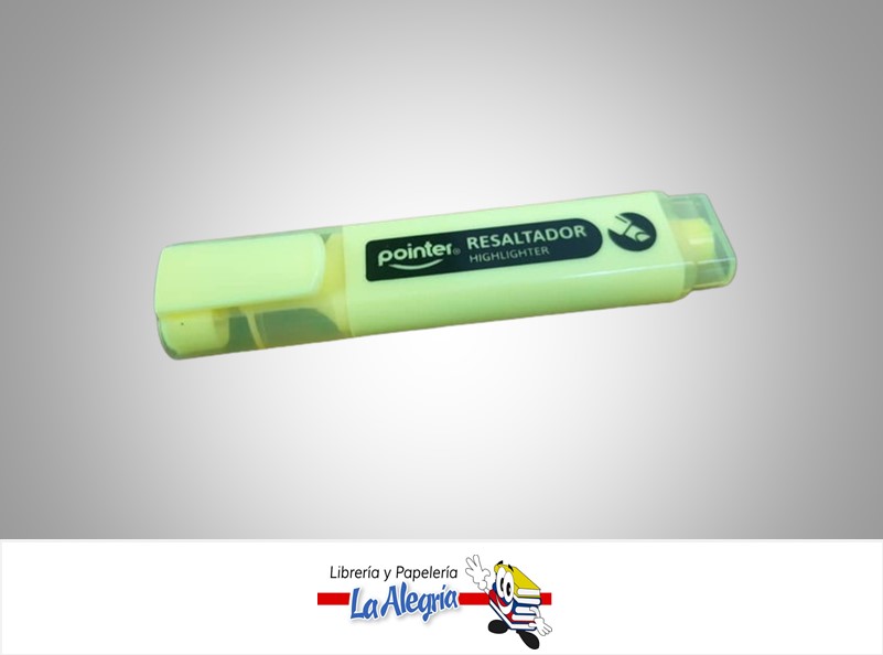 RESALTADOR FLUORESCENTE AMARILLO MARCA POINTER