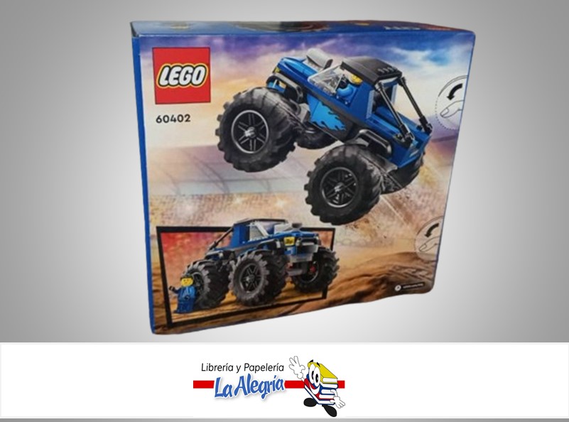 JUEGO DIDACTICO LEGO 148 PIEZAS CITY MONSTER TRUCK MARCA LEGO