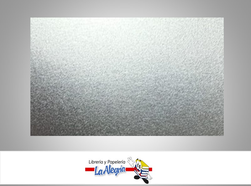 FOAMI METALIZADO DOBLE CARTA PLATA UND MARCA S/M