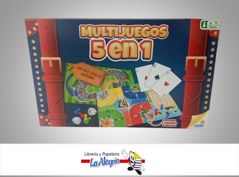 MULTIJUEGOS 5 EN 1 MARCA RONDA