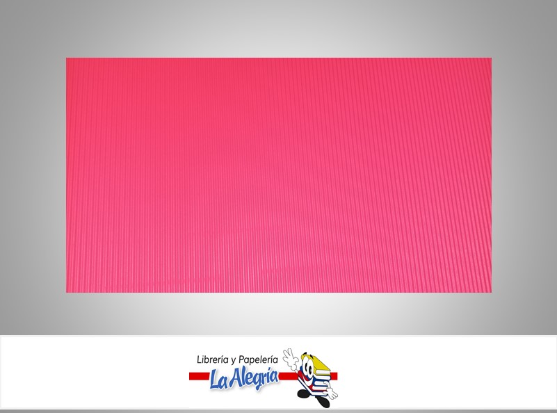 CARTON CORRUGADO 50X70 CM ROJO CARMESI MARCA S/M