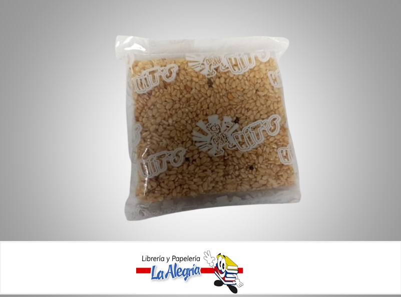 TURRÓN CROCANTE AJONJOLÍ 50G MARCA HIT´S