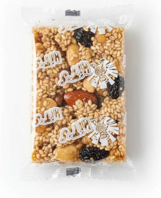 TURRÓN CROCANTE AJONJOLÍ , PASAS Y MANÍ MARCA HIT´S