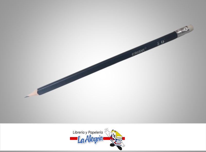 LAPIZ DE GRAFITO HB N° 2 TRIANGULAR CRISVI