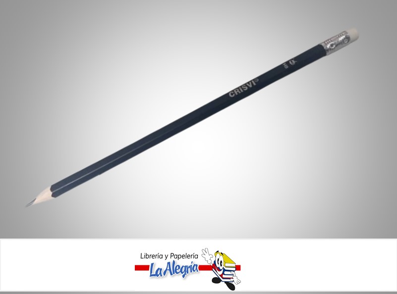 LAPIZ DE GRAFITO HB N 2 HEXAGONAL CRISVI