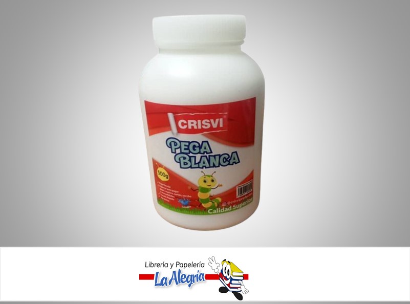 PEGA LIQUIDA BLANCA 500 G MARCA CRISVI