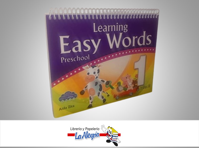 LEARNING EASY WORDS PRESCHOOL N° 1 TEMATICA ESCOLAR AUTOR AIDA ZITA MARCA TRILLAS