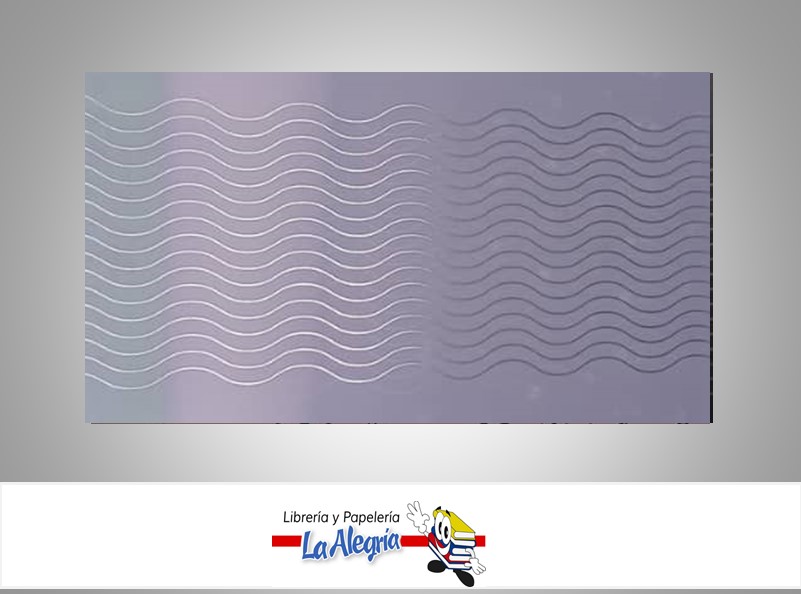 PAPEL COREANO ESTAMPADO ONDAS 57X57 CM LILA UND MARCA CRISVI