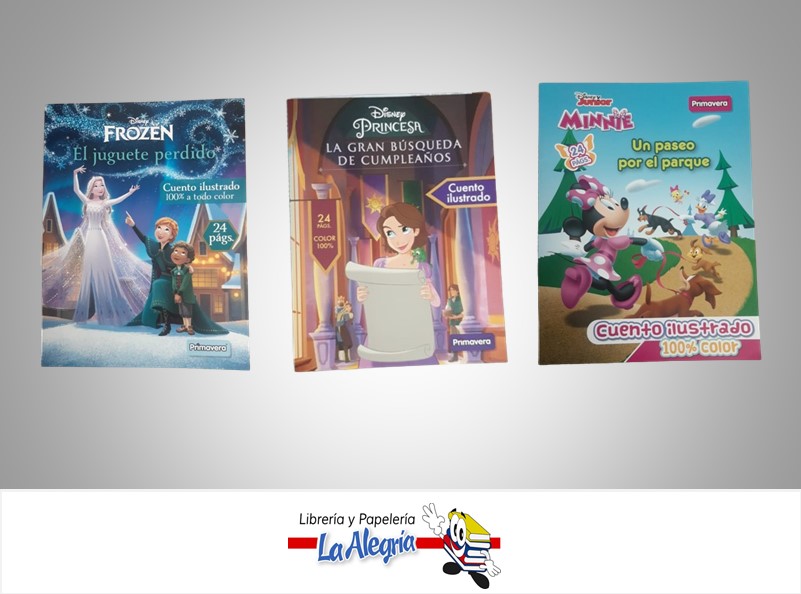 CUENTO ILUSTRADO PARA NIÑAS DISNEY MARCA PRIMAVERA
