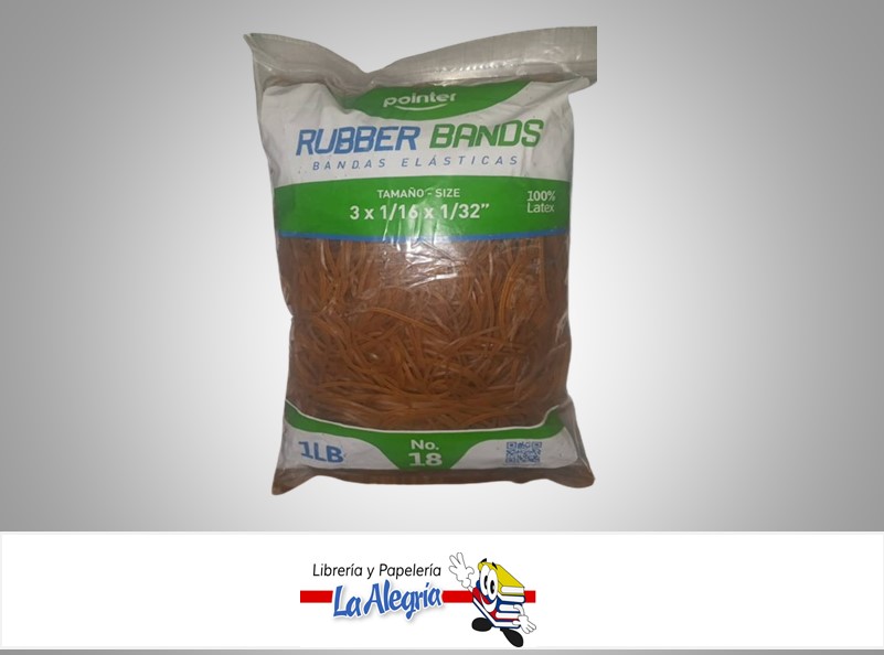 LIGA DE GOMA N18 450GRS PNT-RB MARCA POINTER18-1POINTER