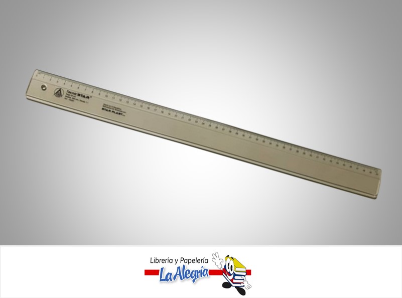 REGLA ACRILICA 50CM MARCA STAR