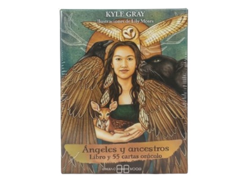 ANGELES Y ANCESTROS LIBRO+CARTAS TEMATICA ESOTERISMO AUTOR  KYLE GRAY MARCA ARKANO BOOKS