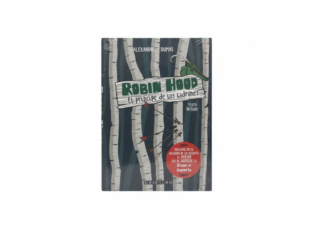 ROBIN HOOD EL PRINCIPE DE LOS LADRONES TEMATICA NOVELA CLASICA AUTOR ALEXANDRE DUMAS EDITORIAL OCEANO GRIBAUDO